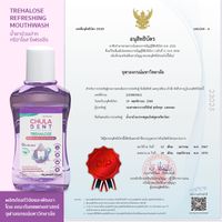 [ Pack 4 ] Chula Dent Trehalose refreshing Mouthwash 250 ml.-3