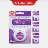 [ Pack 4 ] Dental PTFE Soft Floss Tape 50 m.